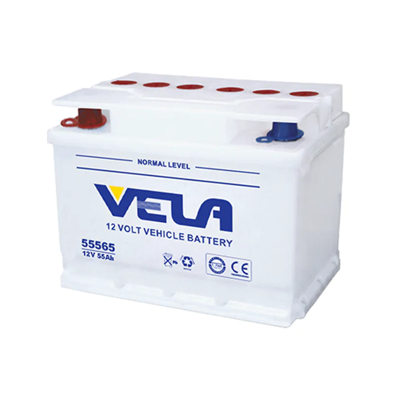 DIN55L 12V 55Ah Dry Charged Motor Vehicle Battery