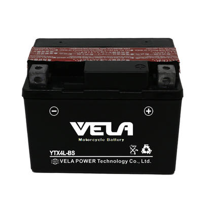 YTX4L-BS 12V 4Ah dry charged MF motorcycle battery