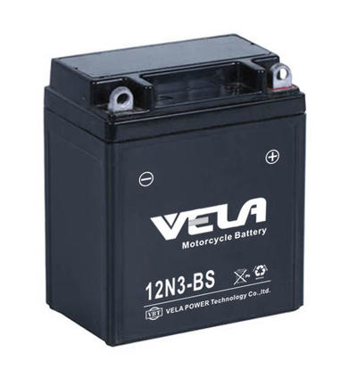 Professional Good quality 12v 3ah 12N3 bs mf motorcycle battery