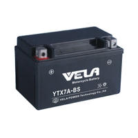 Top Quality sealed MF battery 12v 7ah motorcycle battery Wholesale-VELA