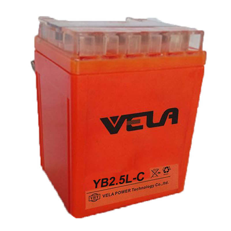 YB2.5L-BS 12V 2.5Ah Gel Motorcycle Battery with High Quality
