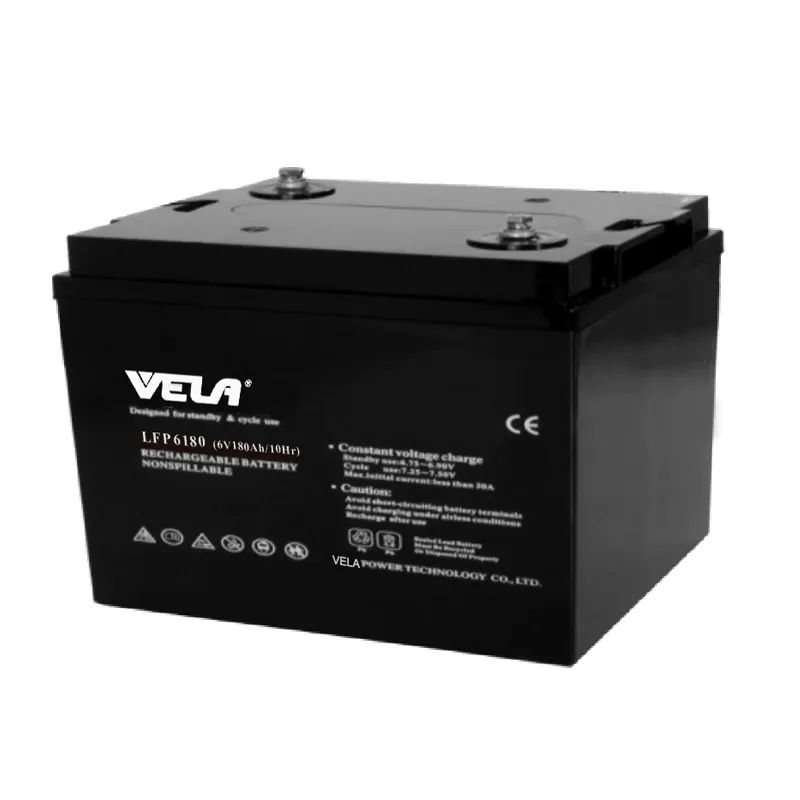 LFP6180 6V 180Ah High Quality AGM Battery