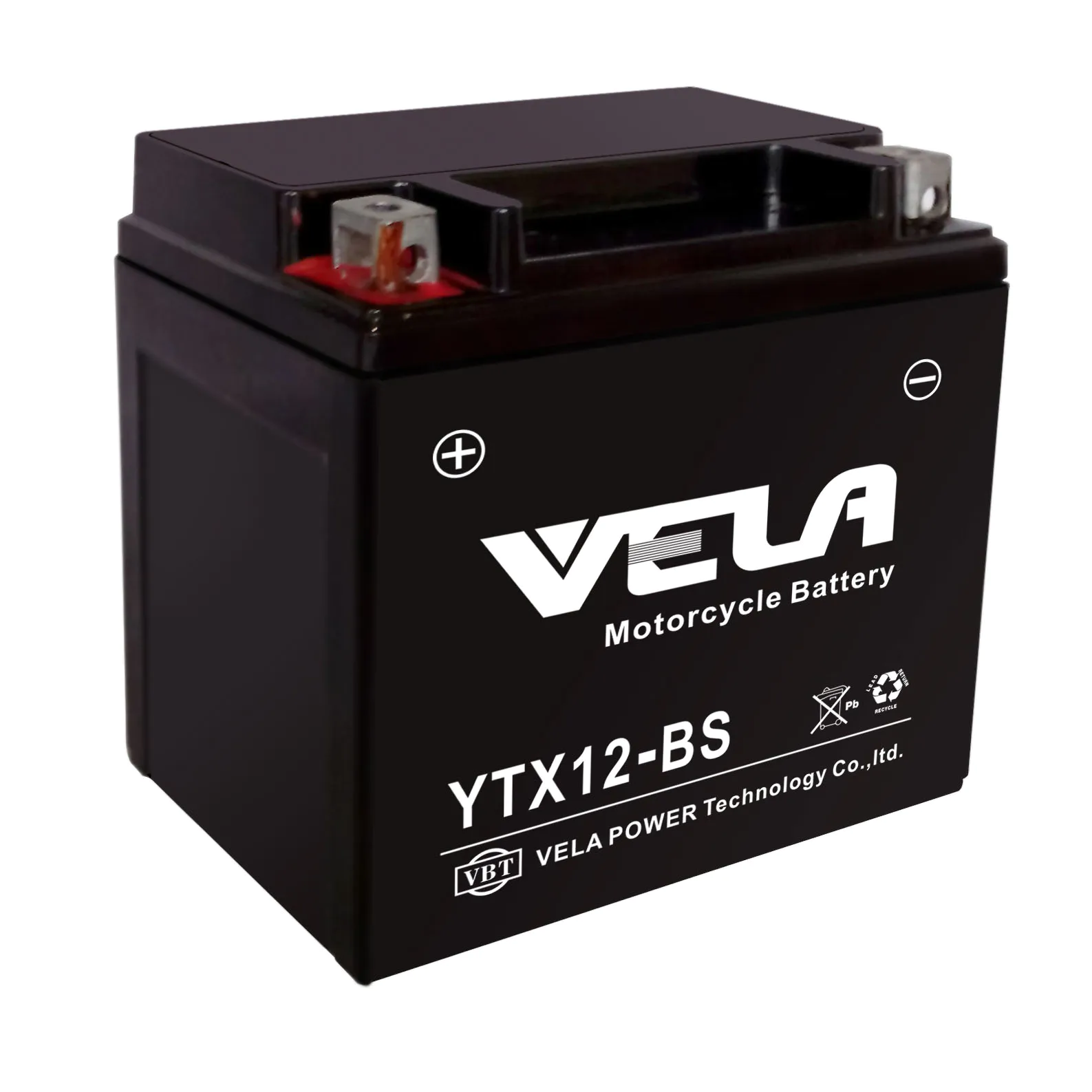 YTX12 12V10AH HIGH QUALITY MAINTENANCE FREE MOTORCYCLE BATTERY