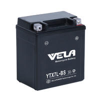 YTX7L 12v7ah wet charged motorcycle battery price