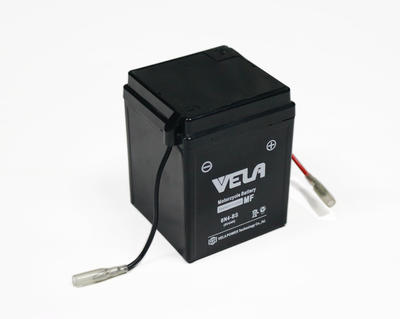 6n4-bs 6 volt 4ah small motorcycle battery with VELA brand