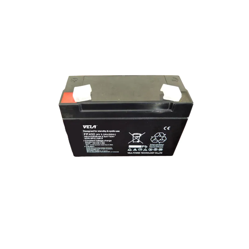 Top Quality FP432 4V 3.2Ah Sealed Rechargeable Battery